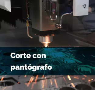 Corte con pantógrafo